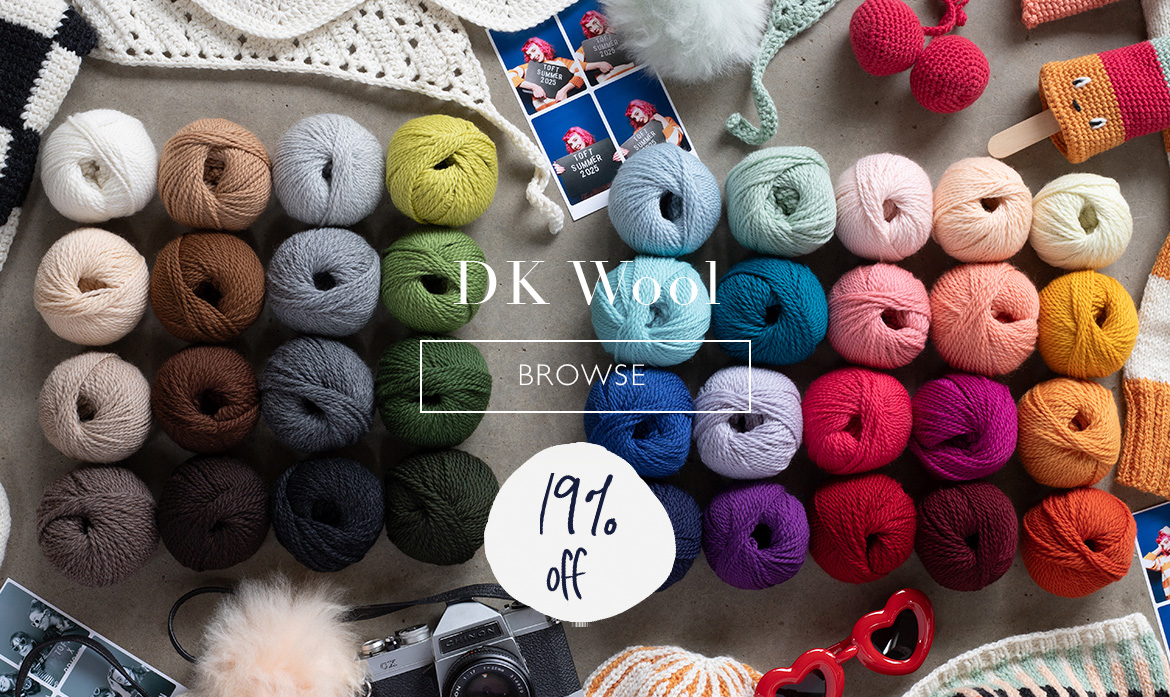 DK wool knit crochet toft luxury yarn discount